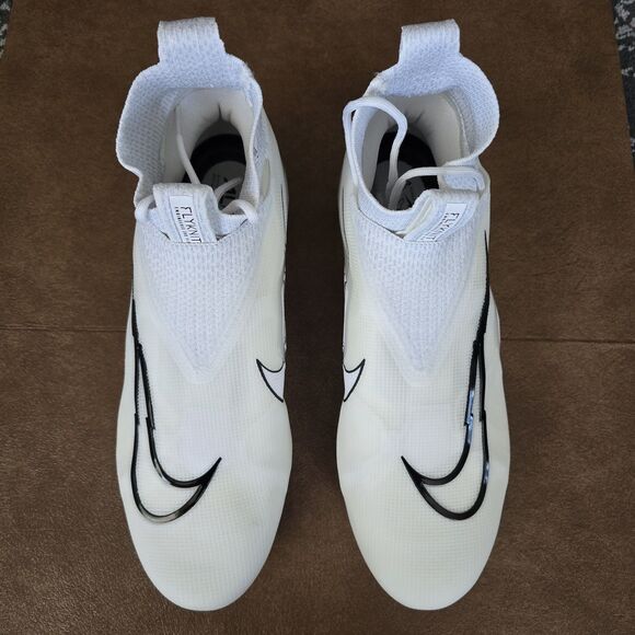 Nike Football Cleats Alpha Menace Elite 3 Pure Platinum White Sz 12.5 CT6648-109 main image 8